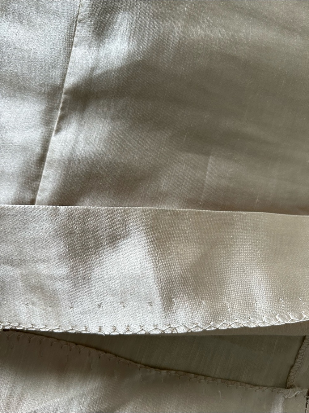 Cittadino Milano Italy Silk Dress in Champagne Color - Picture 8 of 12